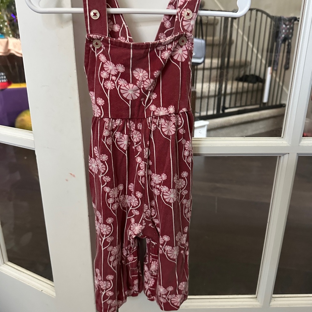 Kate Quinn Floral Jumpsuit in Burgundy and Pink